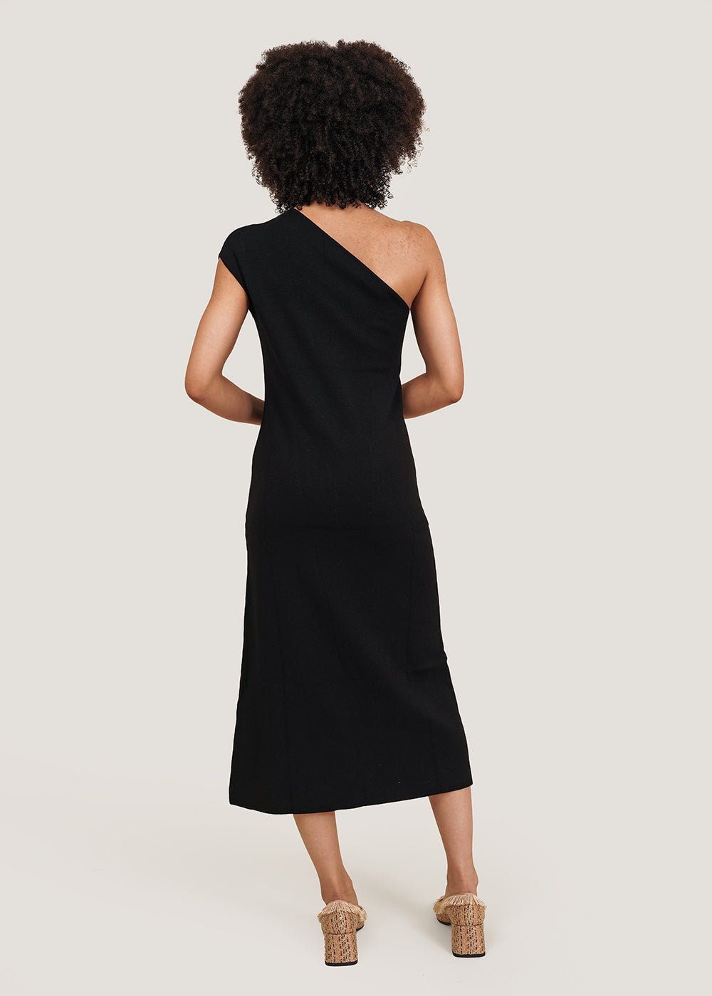 Filippa K Black Katia Dress - New Classics Studios Sustainable Ethical Fashion Canada
