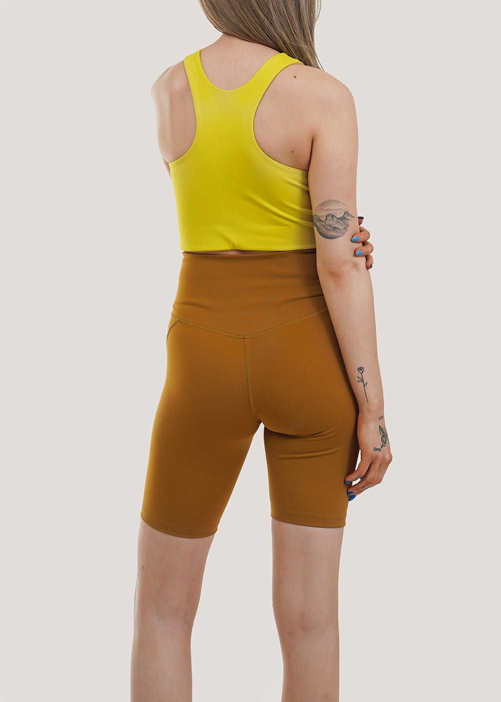 Girlfriend Collective Saddle High Rise Bike Short - New Classics Studios Sustainable Ethical Fashion Canada
