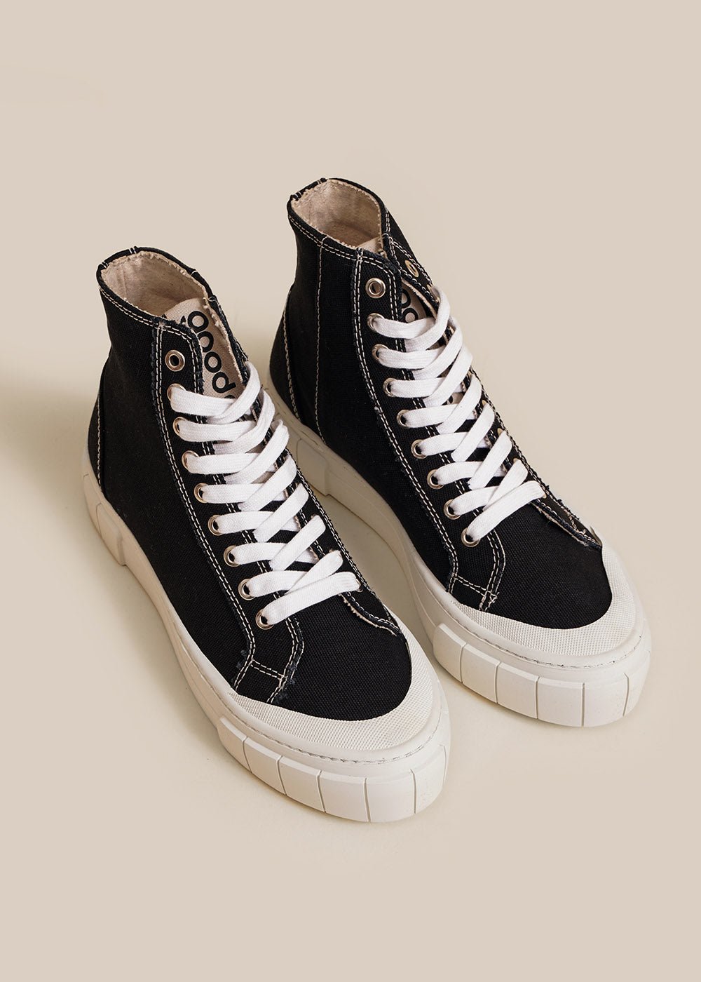 GOOD NEWS Black Juice Sneakers - New Classics Studios Sustainable Ethical Fashion Canada