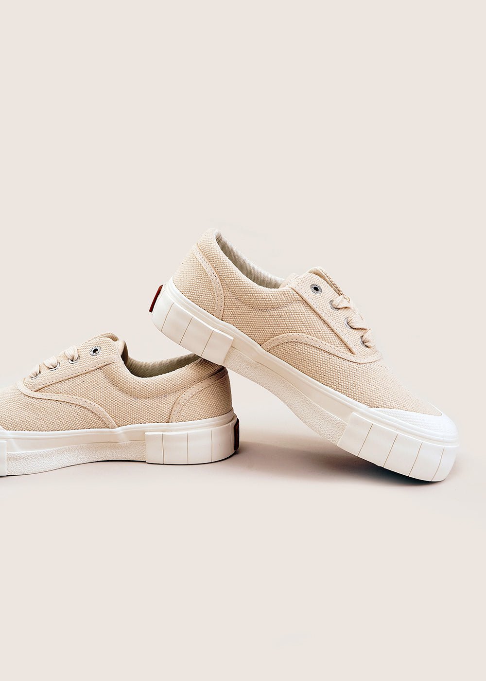 GOOD NEWS Oatmeal Opal Core Sneakers - New Classics Studios Sustainable Ethical Fashion Canada