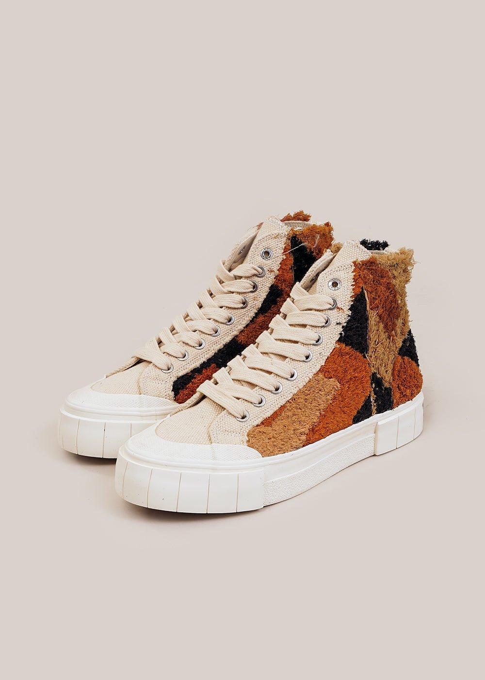 Oatmeal Palm Moroccan Sneakers By GOOD NEWS SHOES – New Classics