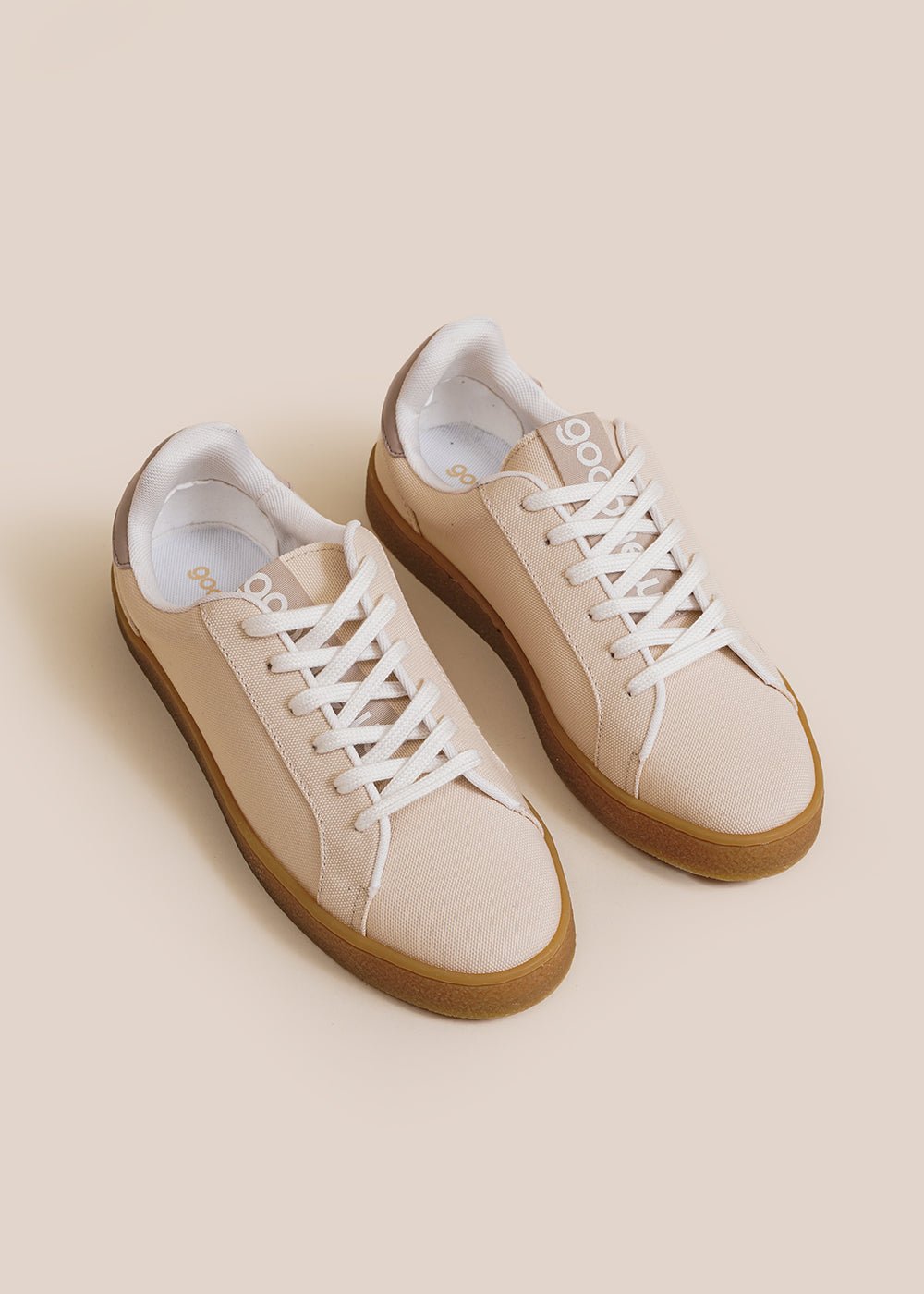 GOOD NEWS Oatmeal Venus Sneakers - New Classics Studios Sustainable Ethical Fashion Canada