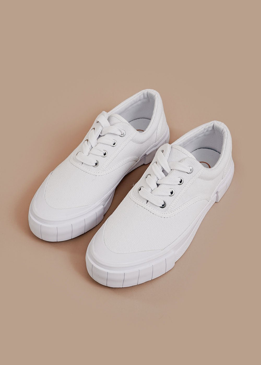 GOOD NEWS White Opal Core Sneakers - New Classics Studios Sustainable Ethical Fashion Canada