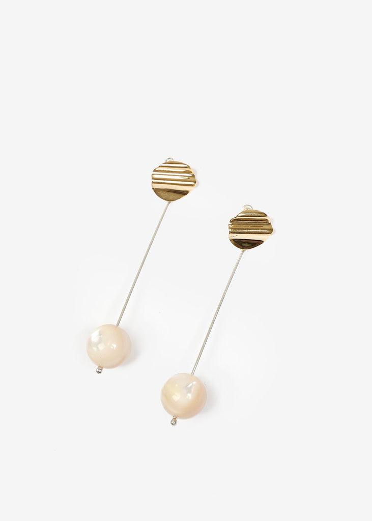 LUINY Luna Perla Drop Earrings — Shop sustainable fashion and slow fashion at New Classics Studios