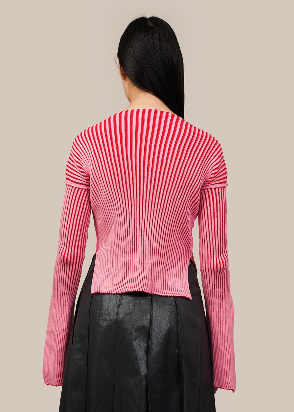 Mundaka Pink/Red Bicolour Reversible Shirt - New Classics Studios Sustainable Ethical Fashion Canada