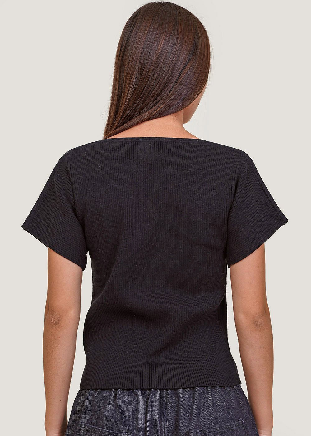 NIA THOMAS Black Mujer Top - New Classics Studios Sustainable Ethical Fashion Canada