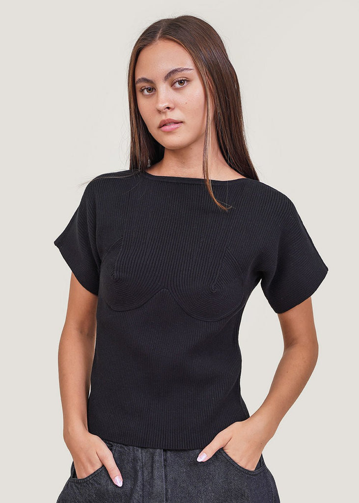 NIA THOMAS Black Mujer Top - New Classics Studios Sustainable Ethical Fashion Canada