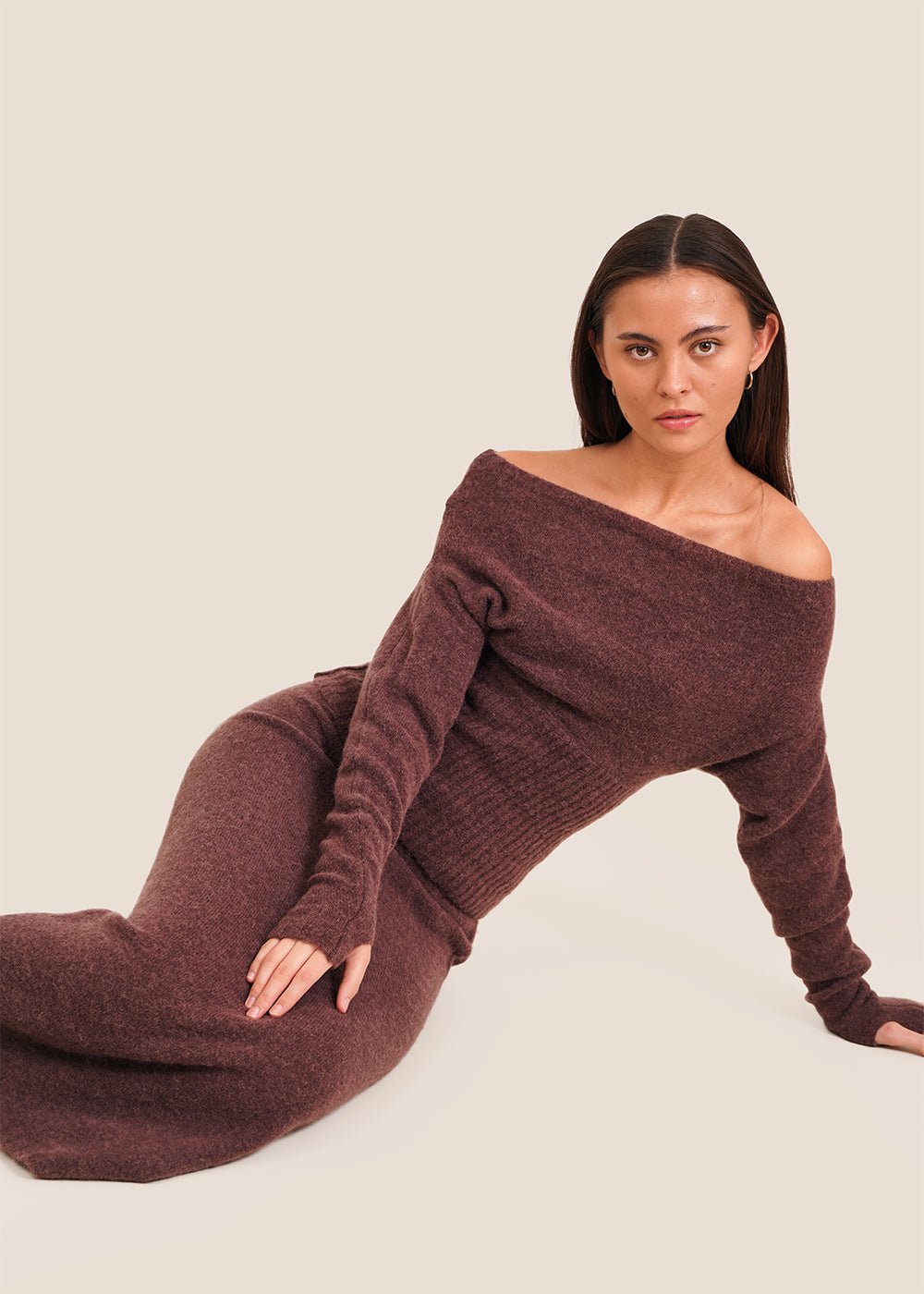 Margarita Sweater in Aubergine by PALOMA WOOL – New Classics Studios