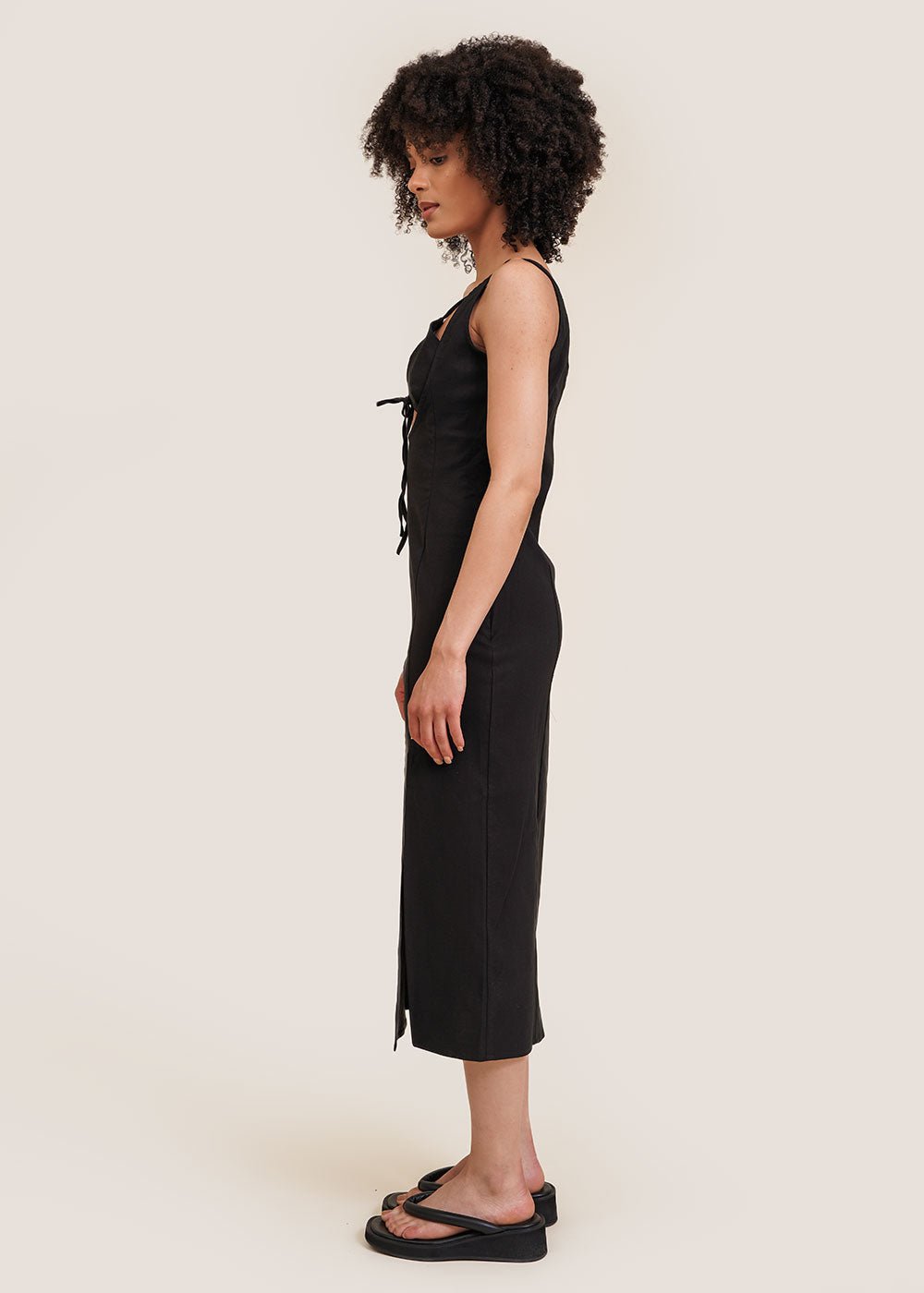 Paloma Wool Black Endy Dress - New Classics Studios Sustainable Ethical Fashion Canada