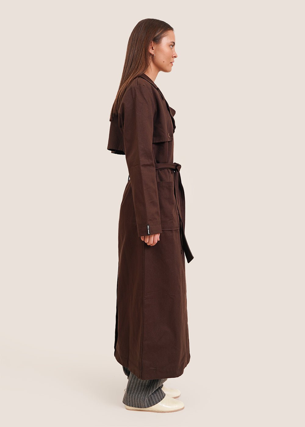Paloma Wool Brown Pauvet Jacket - New Classics Studios Sustainable Ethical Fashion Canada