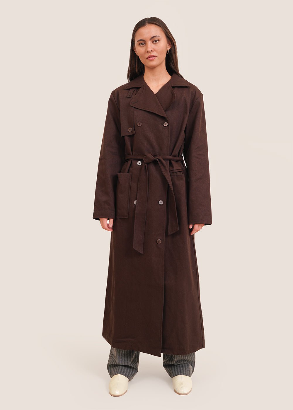 Paloma Wool Brown Pauvet Jacket - New Classics Studios Sustainable Ethical Fashion Canada
