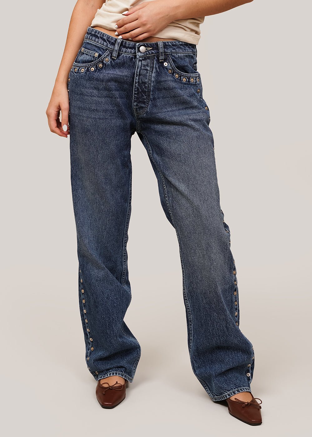 Crowd Jeans in Denim by PALOMA WOOL – New Classics Studios