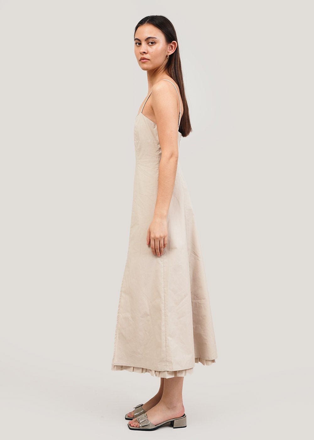Paloma Wool Ecru Etsa Dress - New Classics Studios Sustainable Ethical Fashion Canada
