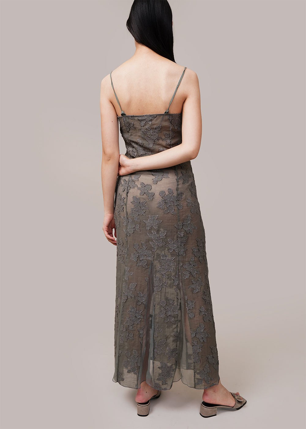 Paloma Wool Grey Maddox Dress - New Classics Studios Sustainable Ethical Fashion Canada