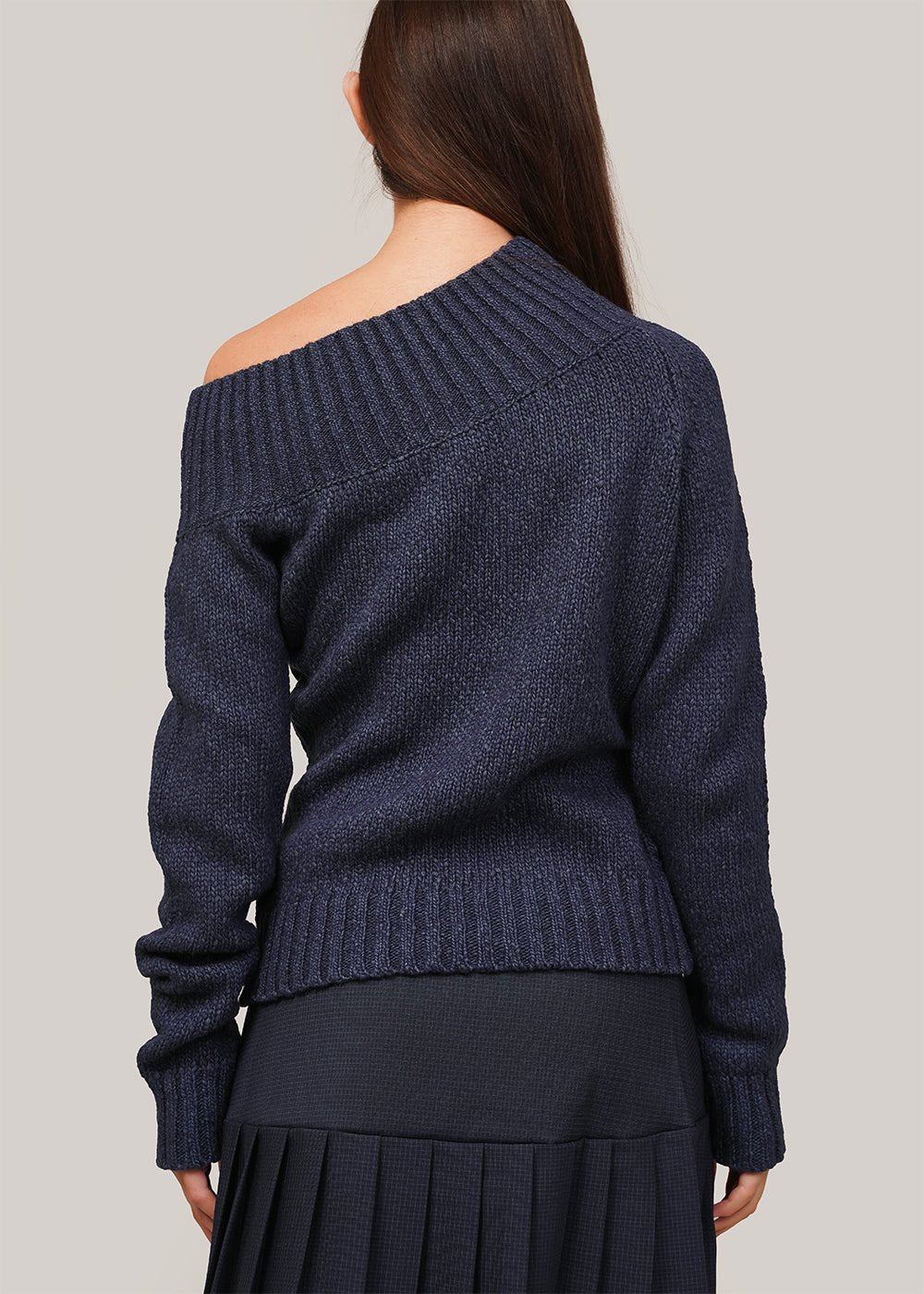 Paloma Wool Navy Marti Sweater - New Classics Studios Sustainable Ethical Fashion Canada