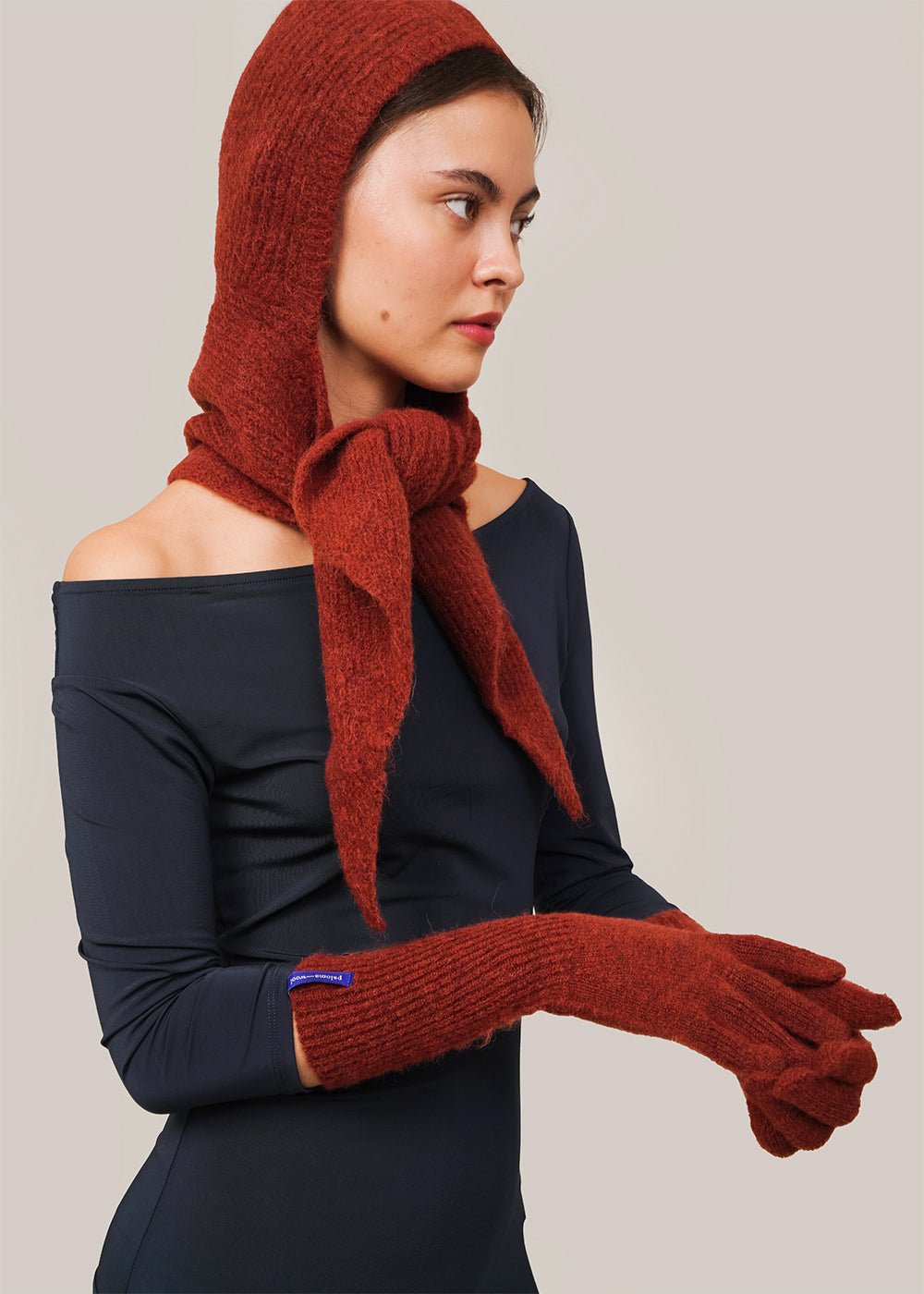 Paloma Wool Wine Peter Gloves - New Classics Studios Sustainable Ethical Fashion Canada