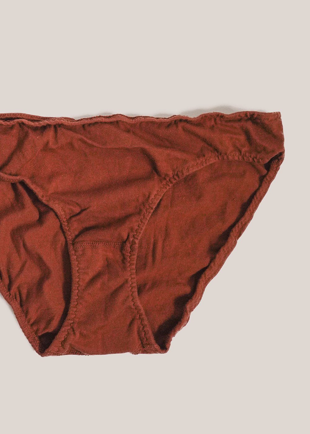 Pansy Rust Low Rise Underwear - New Classics Studios Sustainable Ethical Fashion Canada