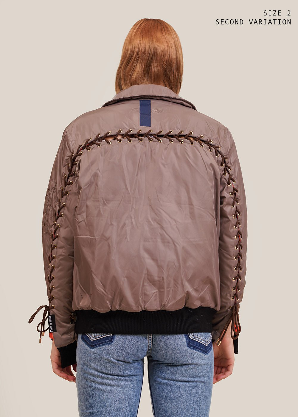 Iconic Bomber in Brown by Paris RE Made – New Classics Studios