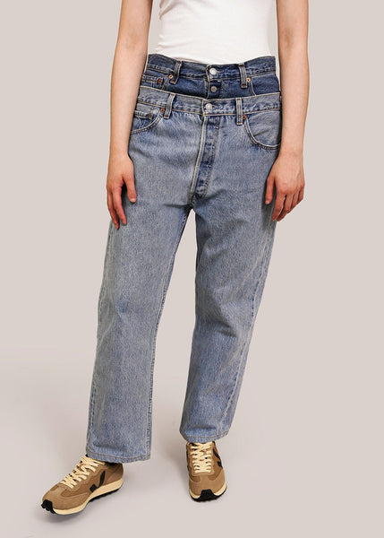 Vintage Double Waist Jeans