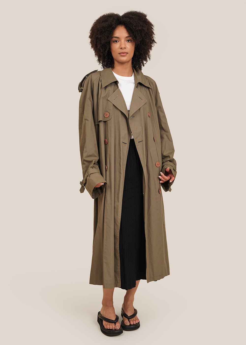 Paris RE Made YSL Trench x Blazer Coat - New Classics Studios Sustainable Ethical Fashion Canada