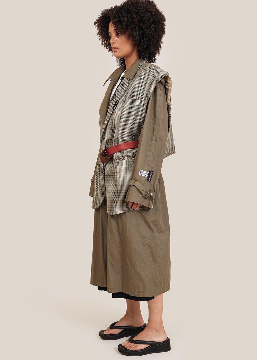 Paris RE Made YSL Trench x Blazer Coat - New Classics Studios Sustainable Ethical Fashion Canada