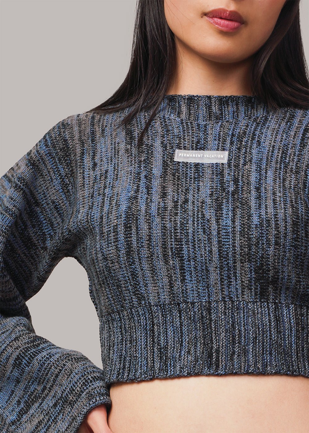 Permanent Vacation Bandwidth Knitted Sweater - New Classics Studios Sustainable Ethical Fashion Canada