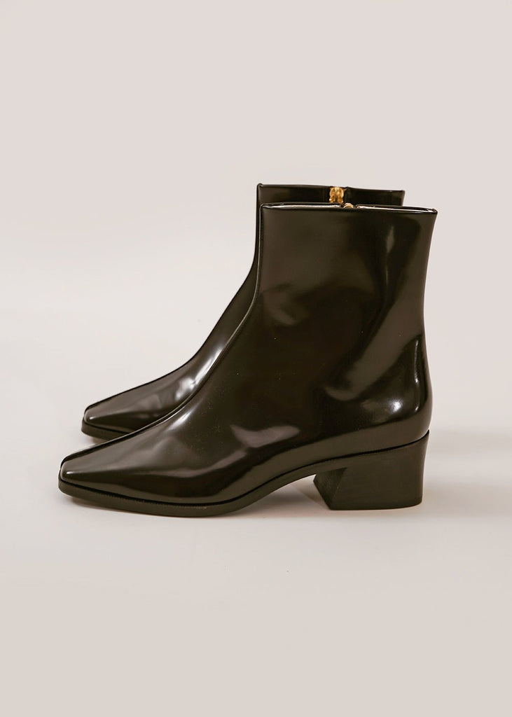 Suzanne Rae Black Welt Sole Boot - New Classics Studios Sustainable Ethical Fashion Canada