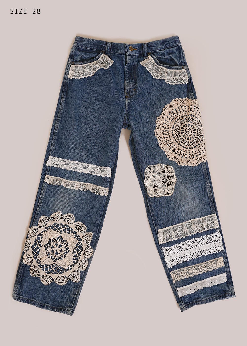 Our Hollywood trousers in light-weighted denim fabric from