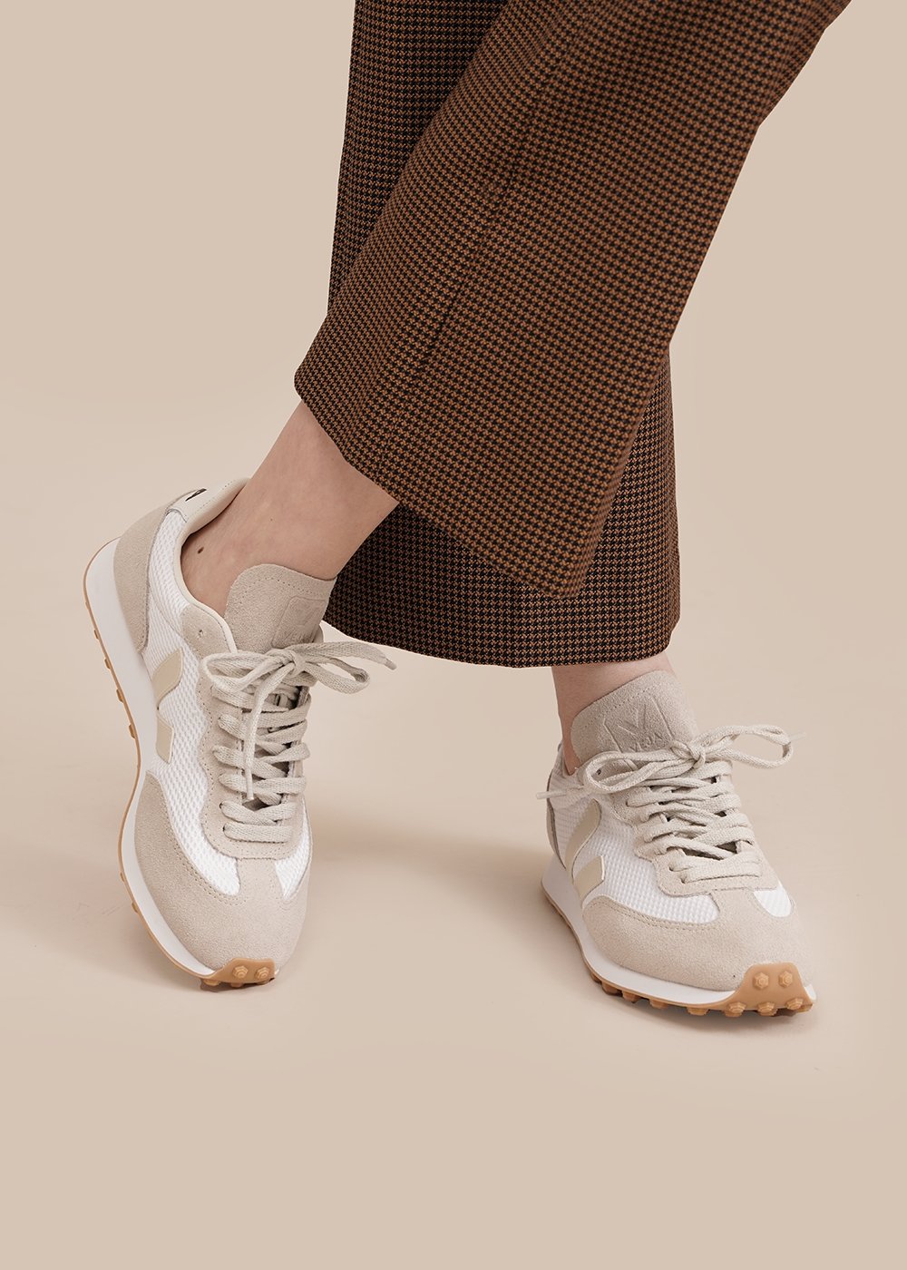 Veja White Natural Pierre Rio Branco Sneakers - New Classics Studios Sustainable Ethical Fashion Canada