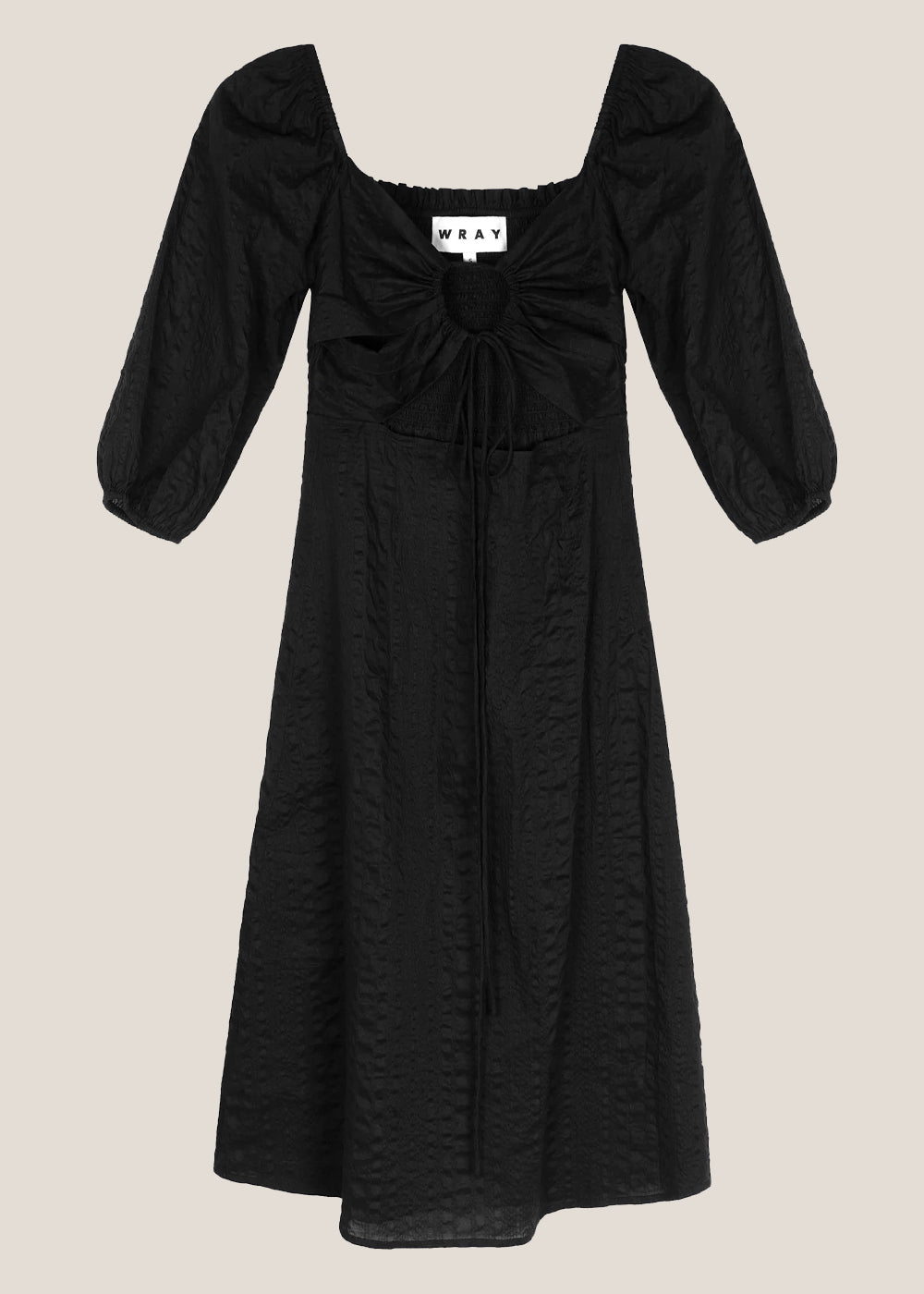 Jules Midi Dress in Black by WRAY – New Classics Studios