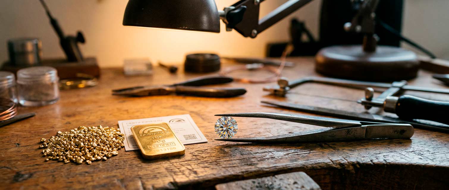 jewelers bench closeup