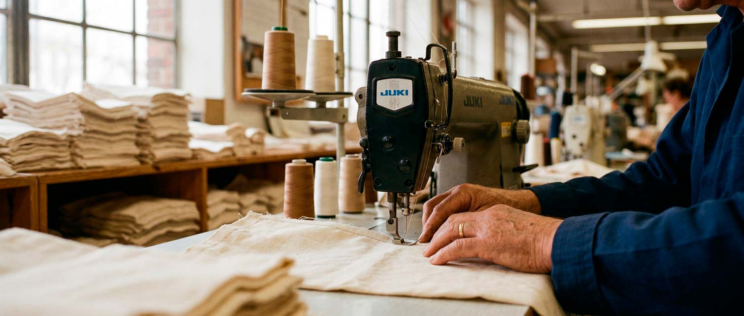 scrsht textile factory worker sewing machine ethical manufacturing